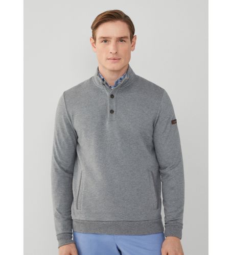 Til mænd. HM581196 Blød trøje med knaplukning, (M), Casual, Bomuld - Hackett London - Modalova