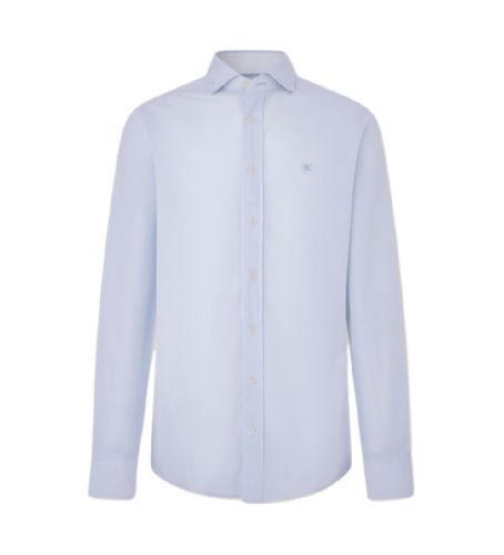 Til mænd. HM309859 Micro Point skjorte (S), Casual, Bomuld, Klassisk, Lange ærmer - Hackett London - Modalova