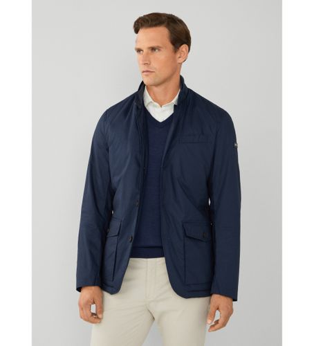 Til mænd. HM403115 Navy Tech-jakke (S), Casual, Polyester - Hackett London - Modalova