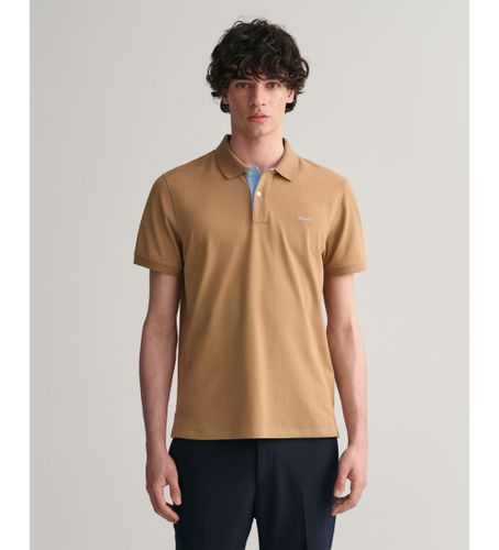 Til mænd. 2062026 Poloshirt i kontrastfarvet piqué (M), Casual, Bomuld, Klassisk, Korte ærmer - Gant - Modalova
