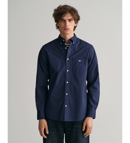 Til mænd. 3000100 Regular Fit Poplin-skjorte (S), Casual, Bomuld, Lange ærmer - Gant - Modalova