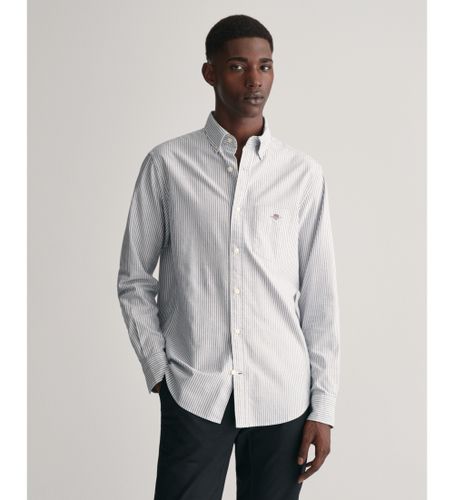 Til mænd. 3000230 Regular Fit Oxford-skjorte i , fine striber (M), Casual, Bomuld, Klassisk, Lange ærmer - Gant - Modalova