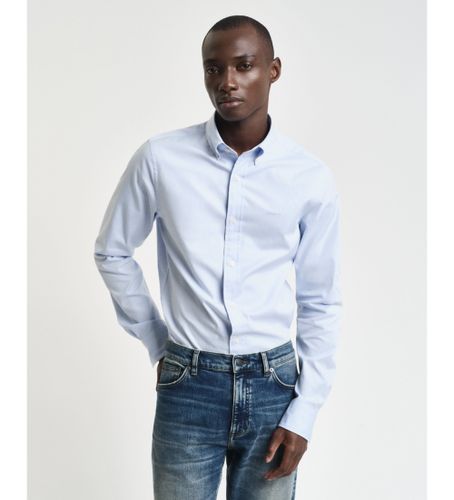 Til mænd. 3000302 Pinpoint Slim Fit Oxford-skjorte (M), Casual, Bomuld, Klassisk, Lange ærmer - Gant - Modalova