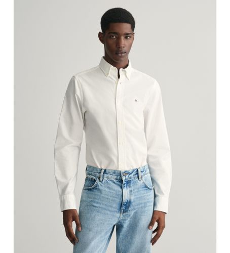 Til mænd. 3230115 Oxford Slim Fit Stretch skjorte (S), Casual, Bomuld, Klassisk, Lange ærmer - Gant - Modalova