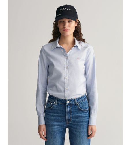 Til kvinder. 4300141 Slim Fit Stretch Oxford-skjorte (34), Casual, Bomuld, Lange ærmer - Gant - Modalova