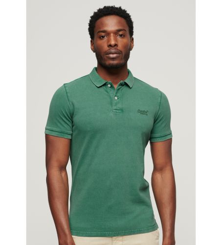 Til mænd. M1110345A Ødelagt poloshirt (XXL), Casual, Bomuld, Korte ærmer - Superdry - Modalova