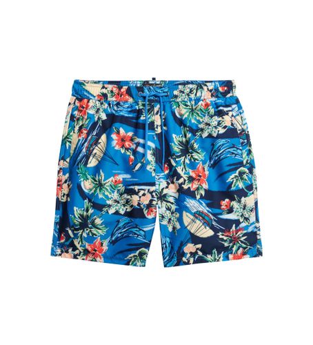 Til mænd. M3010232A Genbrugt badedragt med Hawaii-print (L), Badetøj, Genanvendt polister, Bæredygtig - Superdry - Modalova
