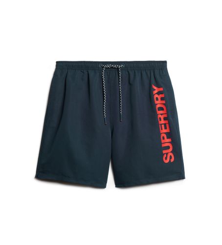 Til mænd. M3010236A Badedragt af genbrugsmateriale med havsportsgrafik (S), Badetøj, Genanvendt polister, Bæredygtig - Superdry - Modalova