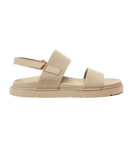 Til kvinder. MCWSHSATHAISYR29S24-005 Thais -sandaler (41), Beige, Fast, Velcro, Casual, Bæredygtig - ECOALF - Modalova