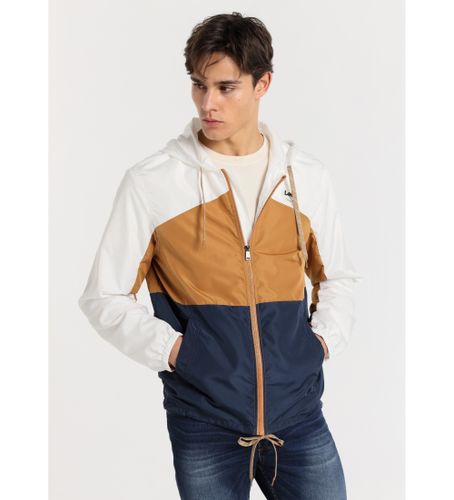 Til mænd. 188003868 Navy patch-jakke (L), Casual, Polyester, Lange ærmer, Blå - Lois Jeans - Modalova