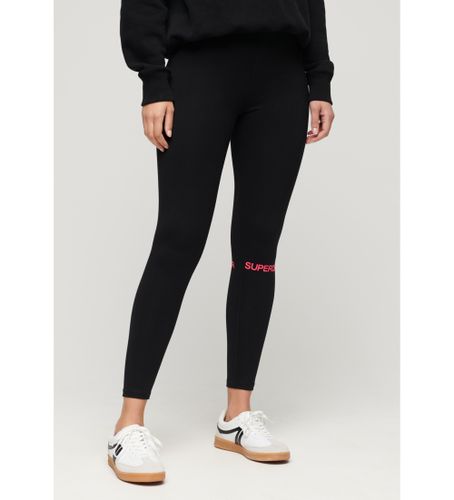 Til kvinder. W7011021A Leggings med høj talje Sportswear (8 = XS), Multisport, Økologisk bomuld, Bæredygtig - Superdry - Modalova