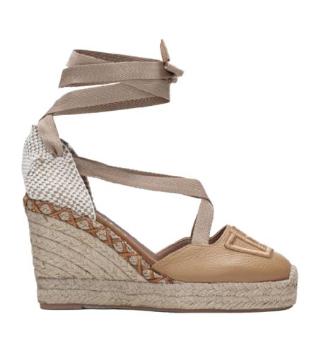 Til kvinder. HV243383 Sofia 7 brune espadrilles -Højde 7 cm hæl (40), 5-8 cm, Blonder, Casual - Hispanitas - Modalova