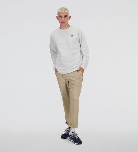 Til mænd. MP41575 Lige twill-bukser 30 (L), Casual, Sport, Bomuld, Multisport - New Balance - Modalova