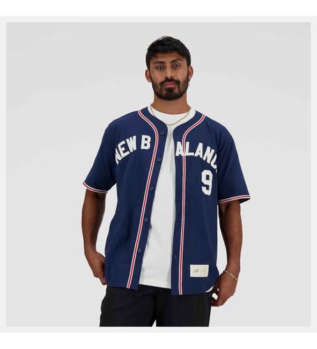 Til mænd. MT41512 Greatest Hits Baseball T-shirt fra Sportswear navy (S), Casual, Bomuld, Korte ærmer, Blå - New Balance - Modalova