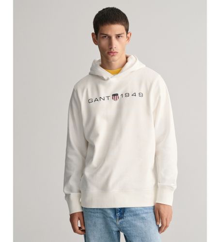 Til mænd. 2003244 Sweatshirt med hætte og grafisk print, (L), Casual, Bomuld - Gant - Modalova