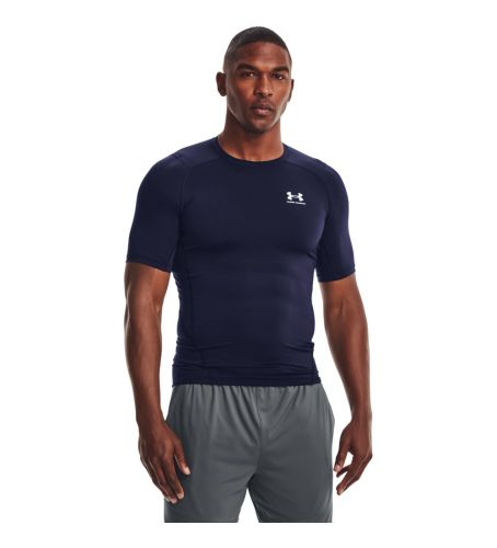 Til mænd. 1361518 HeatGear® Armour Kortærmet Navy T-shirt (XXL), Sport, Multisport, Polyester, Korte ærmer - Under Armour - Modalova