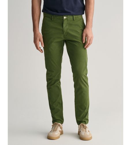 Til mænd. 1505273 Slim Fit-chino-bukser Sunfaded green (40/34), Casual, , Bomuld - Gant - Modalova