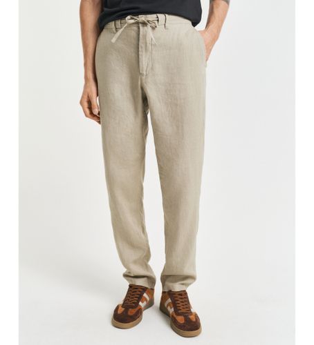Til mænd. 1505272 Relaxed Fit hørbukser med justerbar løbegang (XL), Casual, Linned - Gant - Modalova