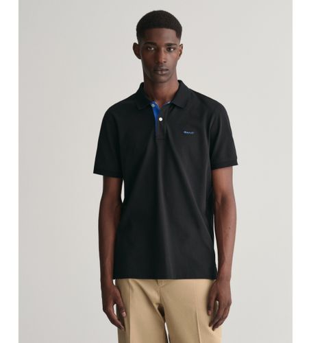 Til mænd. 2062026 poloshirt med kontrastfarvet piqué (L), Casual, Bomuld, Korte ærmer - Gant - Modalova