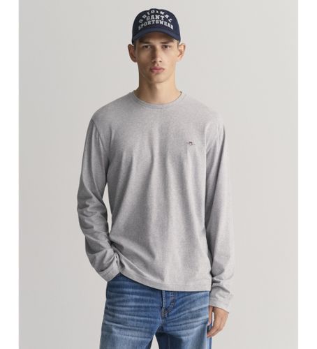 Til mænd. 2004049 Shield langærmet t-shirt (L), Casual, Bomuld, Lange ærmer - Gant - Modalova