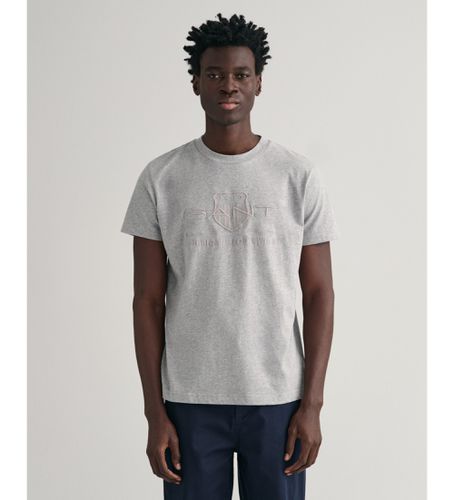 Til mænd. 2003140 Tonal Shield T-shirt (L), Casual, Bomuld, Korte ærmer - Gant - Modalova