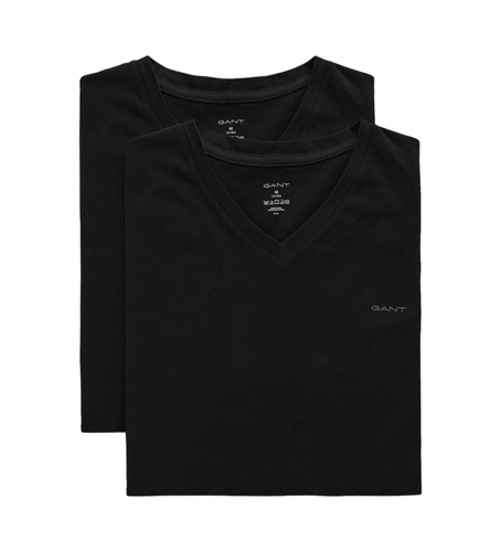 Til mænd. 900002018 Pakke med to V-hals-T-shirts (S), Casual, Afslappet, Bomuld, Korte ærmer - Gant - Modalova