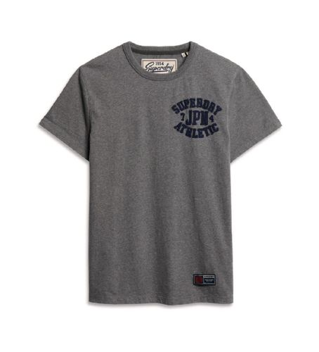 Til mænd. M1012041A Vintage Athletic kortærmet T-shirt med brystdetalje (S), Casual, Bomuld, Korte ærmer - Superdry - Modalova