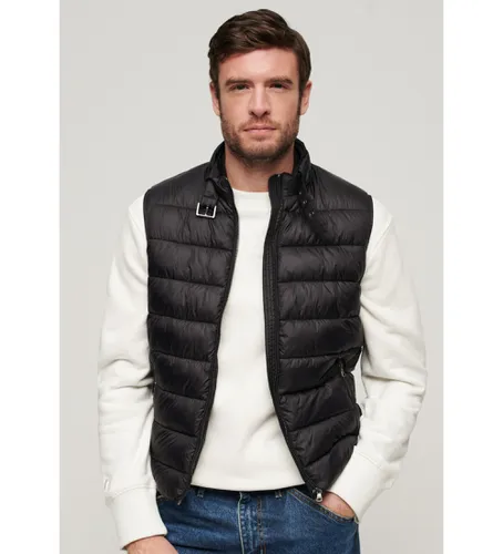 Til mænd. M5011845A Letvægts vatteret vest (L), Casual, Nylon - Superdry - Modalova