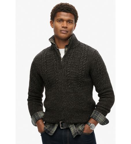 Til mænd. M6110527A Vintage Jacob-trøje (L), Casual, Akryl - Superdry - Modalova