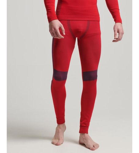 Til mænd. MS110163A Sømløst undertøj rødt (S), Casual, Afslappet, Polyester - Superdry - Modalova
