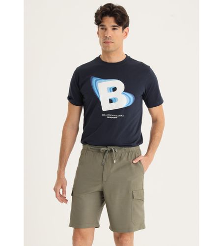 Til mænd. 810155307 Medium Cargo Bermuda shorts med flere lommer (S), Casual, Viscose - Bendorff - Modalova