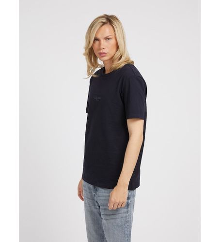 Til mænd. M2YI72I3Z14 T-shirt med lille navy-logo (S), Casual, Bomuld, Korte ærmer - Guess - Modalova