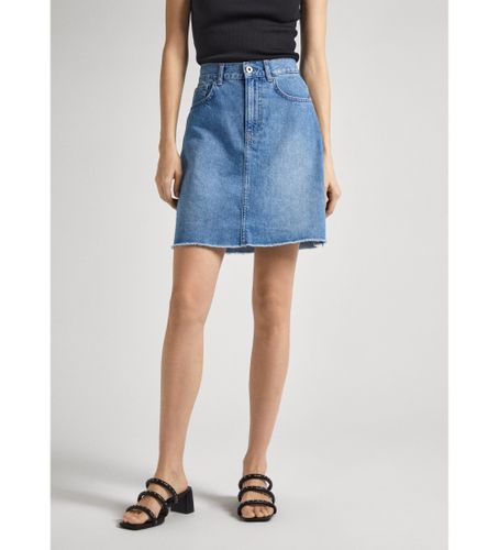 Til kvinder. PL901124MN9 Mini nederdel Hw (XS), Casual, Bomuld, Denim - Pepe Jeans - Modalova