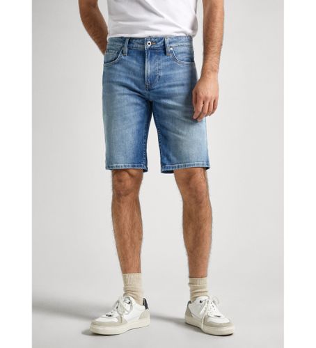 Til mænd. PM801080MN8 slanke bermudashorts (34), Casual, Bomuld, Denim - Pepe Jeans - Modalova