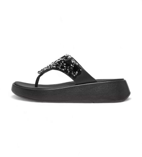 Til kvinder. HJ5-001 Sandaler F-Mode (36), Læder, 3-5 cm, Ingen, Casual - Fitflop - Modalova