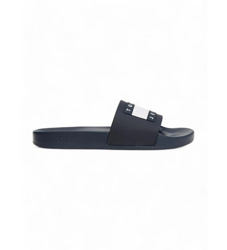 Til mænd. EM0EM01191 Flipflops med navy-præget logo (40), Fast, Ingen, Casual, Badetøj - Tommy Jeans - Modalova