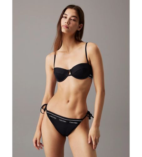 Til kvinder. KW0KW02431 Biki-bund med snøring (M), Badetøj, Genanvendt nylon - Calvin Klein - Modalova