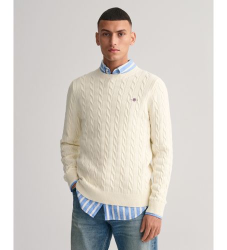 Til mænd. 8050601 trøje med rund hals (S), Casual, Bomuld, Lange ærmer - Gant - Modalova