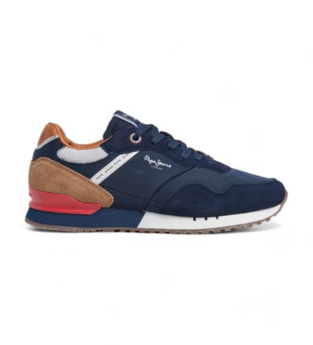 Til mænd. PMS40018 Sneakers i London Brand navy (41), Fast, Blonder, Casual, Blå - Pepe Jeans - Modalova