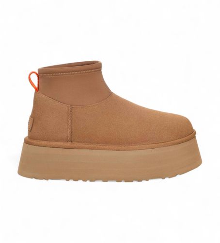 Til kvinder. 1168170 Klassiske Mini Dipper ankelstøvler i brunt (40), 3-5 cm, Ingen, Casual - UGG - Modalova