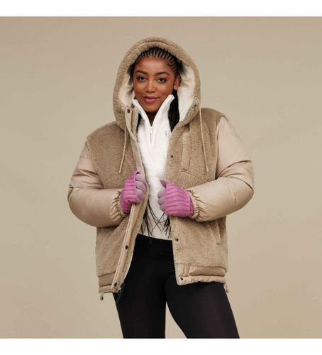Til kvinder. 1158699 Vendbar jakke Shasta Down Puffer 2.0 (XS), Beige, Casual, Genanvendt polister - UGG - Modalova