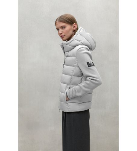 Til kvinder. MCWGAKNDENAL0987W24-132 Denali jakke off-white (XS), Hvid, Casual, Lange ærmer, Genanvendt polister, Bæredygtig - ECOALF - Modalova