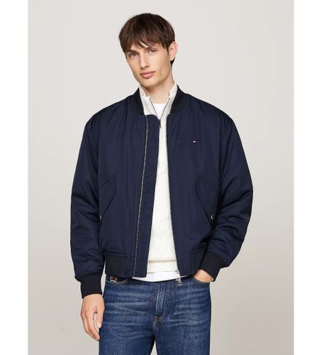 Til mænd. MW0MW36592 Vandafvisende termisk bomberjakke (L), Casual, Lange ærmer, Genanvendt polister, Bæredygtig - Tommy Hilfiger - Modalova