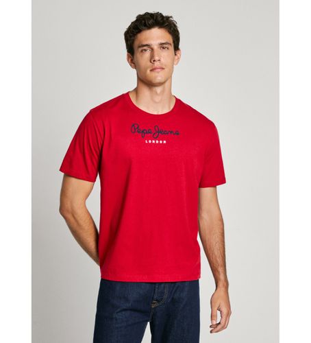 Til mænd. PM508208 Eggo T-shirt (S), Casual, Bomuld, Korte ærmer - Pepe Jeans - Modalova