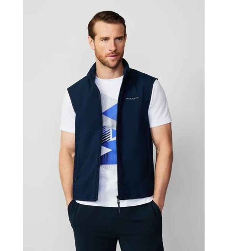 Til mænd. HM403163 Softshell vest navy (M), Casual, Polyester, Blå - Hackett London - Modalova