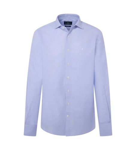 Til mænd. HM309968 Essential Texture Shirt (XXL), Casual, Party, Bomuld, Klassisk, Lange ærmer - Hackett London - Modalova