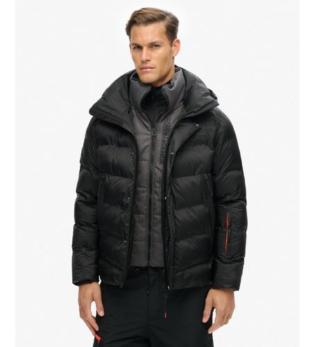 Til mænd. MS110175A Ski Sport Puffer Coat (L), Casual, Genanvendt nylon - Superdry - Modalova