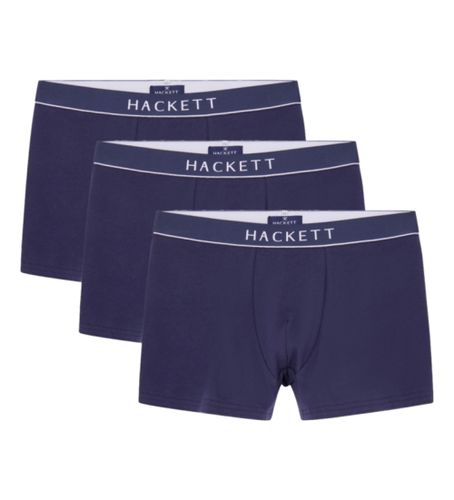 Til mænd. HMU10600 Pakke 3 klassiske navy boxershorts (S), Casual, Bomuld, Blå - Hackett London - Modalova