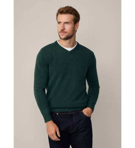 Til mænd. HM703240 Jumper uld V (L), Casual, Bomuld, Lange ærmer - Hackett London - Modalova