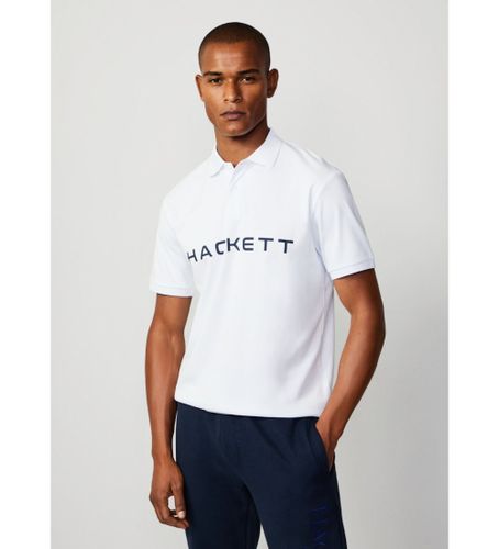 Til mænd. HM563332 Polo Hs Essential navy (M), Casual, Bomuld, Korte ærmer - Hackett London - Modalova